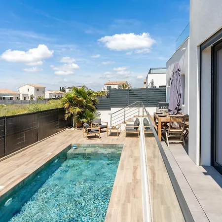 Monegasque Elegance & Private Pool Sérignan